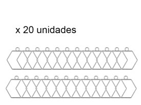 Pack 20 unidades marcos resina HEXAGONALES